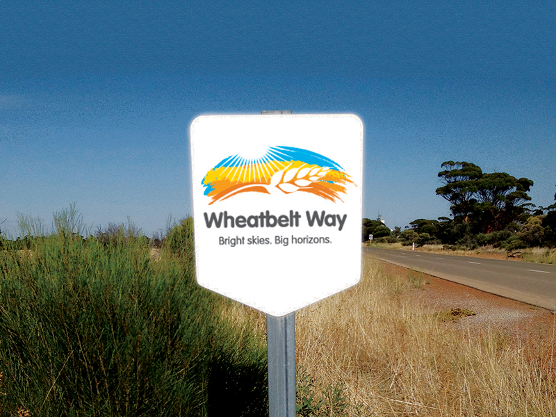 Wheatbelt Way sign
