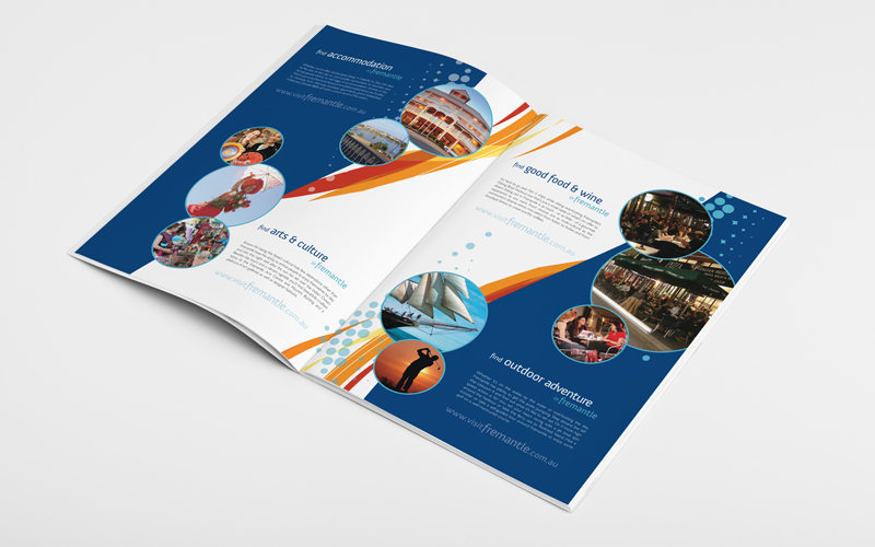 Find Yourself in Fremantle booklet design
