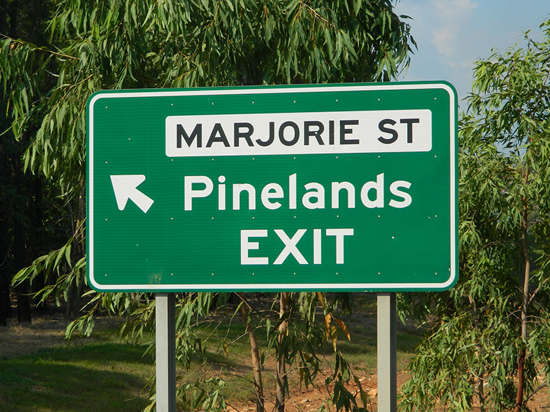 Northern Territory signage audit - directional sign