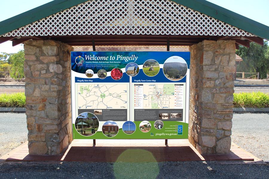 Shire of Pingelly town visitor information bay