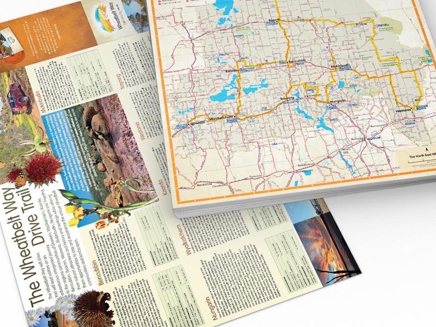 Wheatbelt Way drive trail map and trail guide