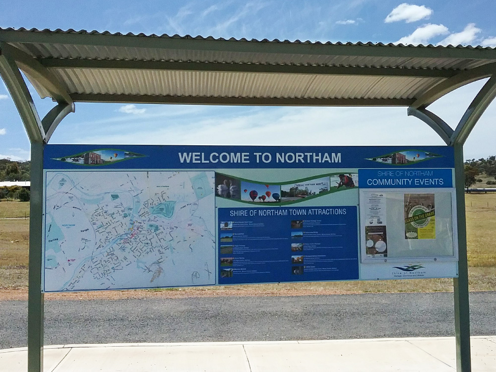 Shire of Northam - Tourism signage strategy. Northam Visitor information bay
