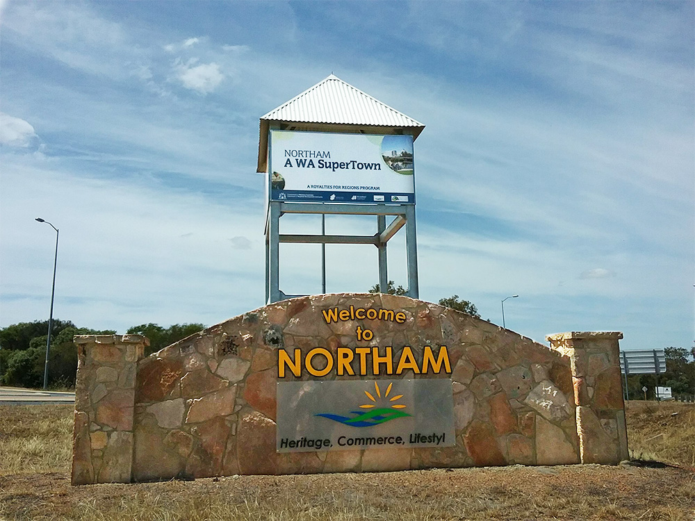 Shire of Northam - Tourism signage strategy. Town entry sign