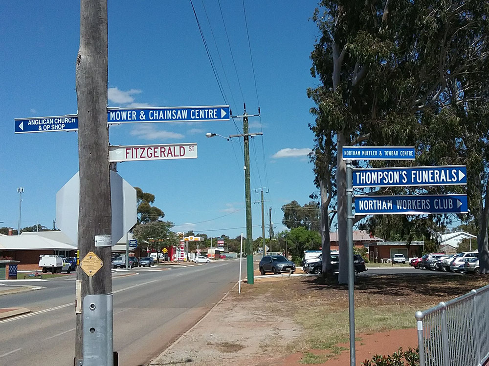 Shire of Northam - Tourism signage strategy. In town Signage